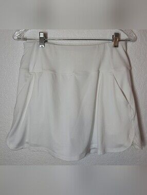 Puma Golf PWRSHAPE White Skort Enjoy Golf Skirt Size M